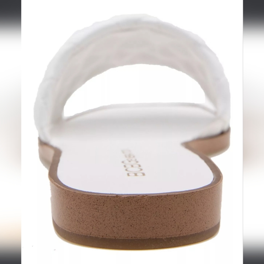 BCBGeneration Laila Flat Sandal White 8 - Picture 2 of 9